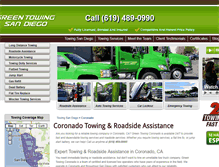 Tablet Screenshot of coronado.towing-san-diego.com