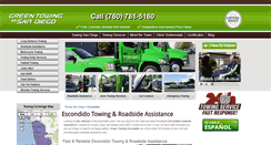 Desktop Screenshot of escondido.towing-san-diego.com