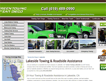 Tablet Screenshot of lakeside.towing-san-diego.com