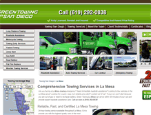 Tablet Screenshot of la-mesa.towing-san-diego.com